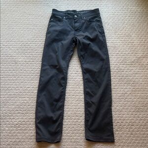 Prana Slim Fit Straight-Leg Pants in Black